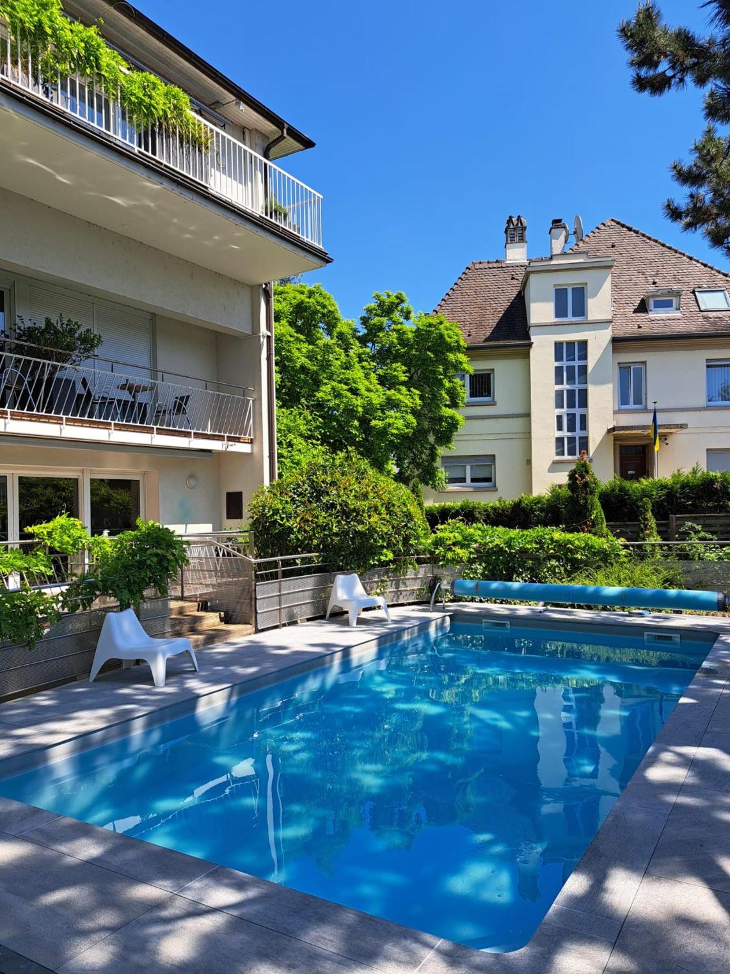 Hotel Garrigae Villa La Florangerie - Piscine Exterieure Strasbourg Kültér fotó